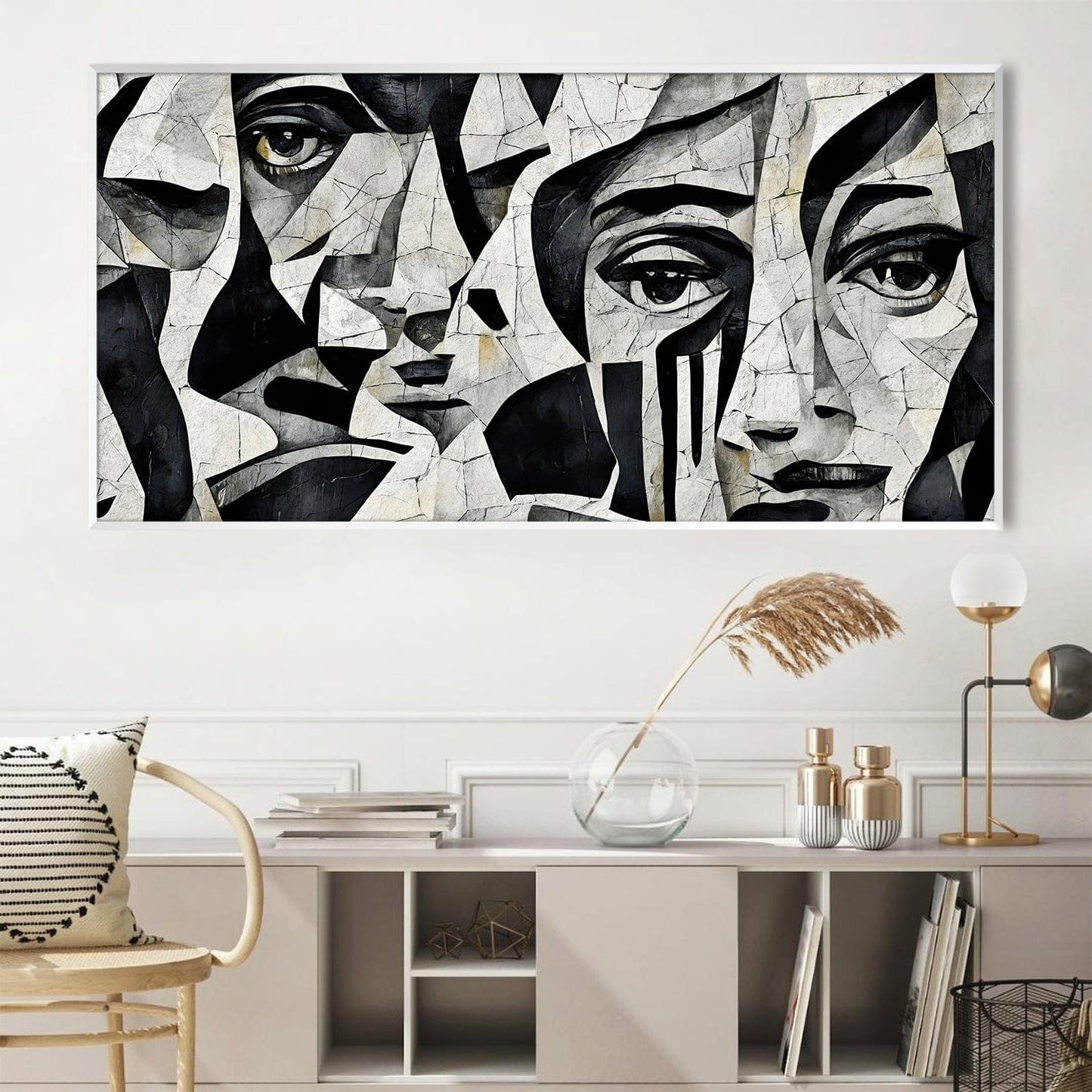 Rynx | Abstract Stares Canvas