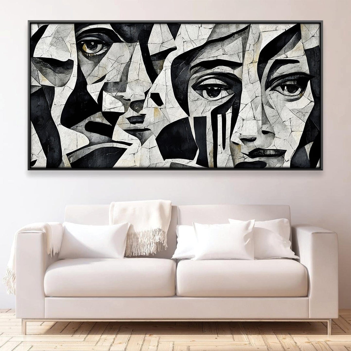Rynx | Abstract Stares Canvas