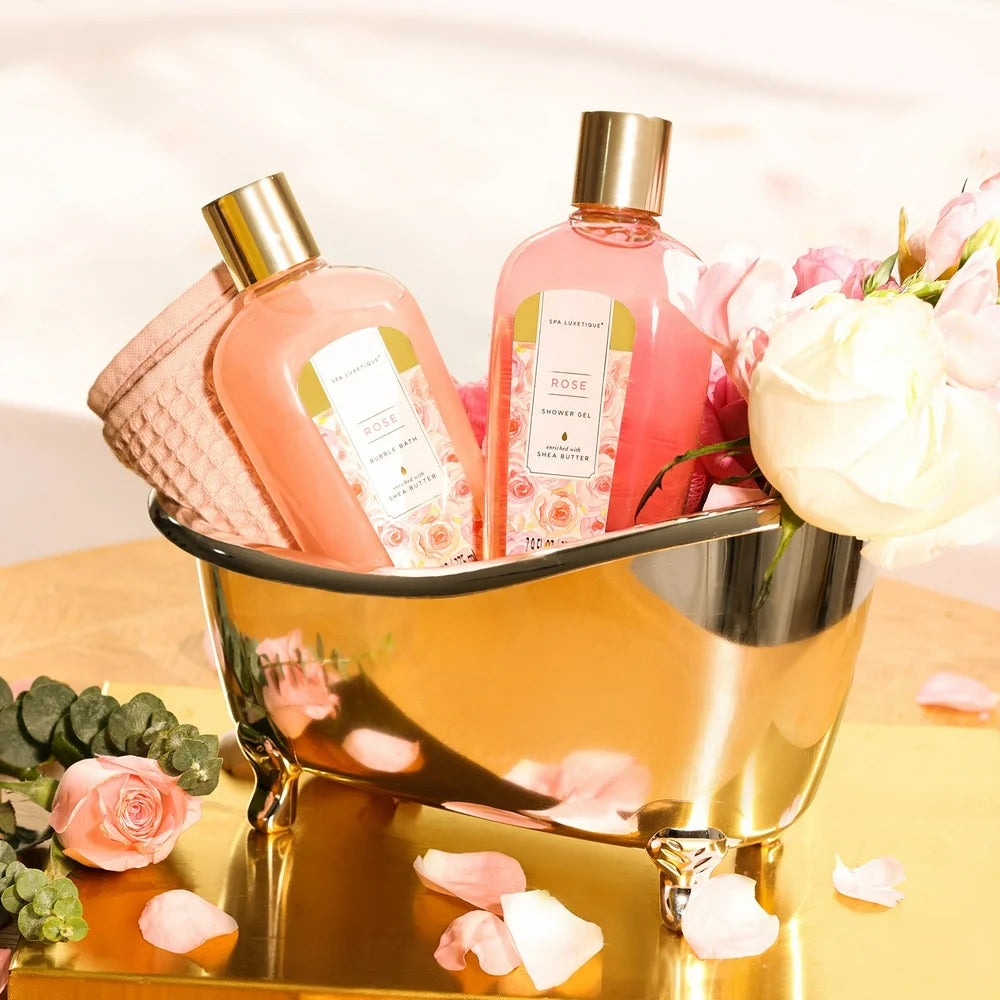 Rynx | 9 Pcs Rose Bath Gift - Spa Gift