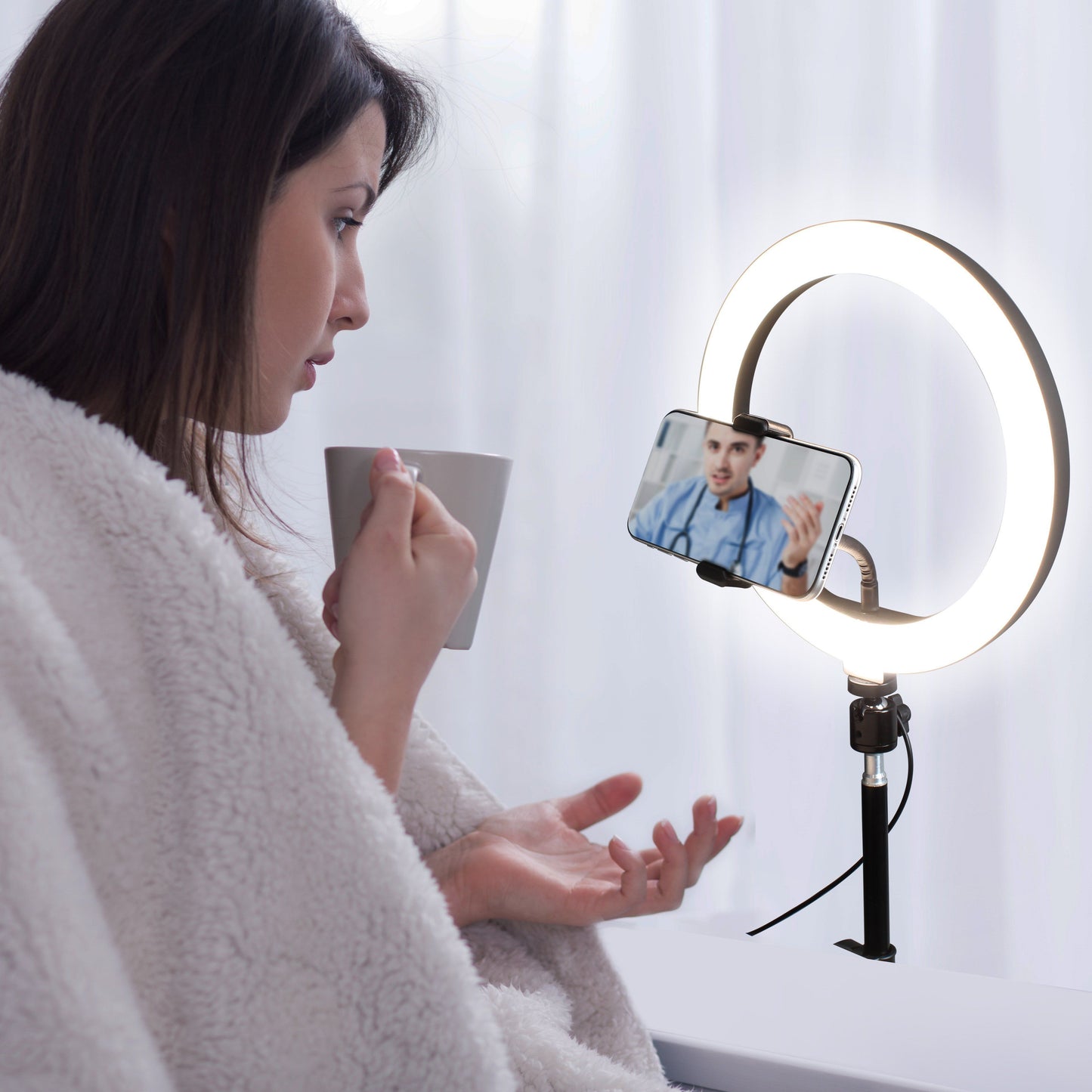 Rynx | Aduro U-Stream Home Streaming Studio with 10" Ring Light and Stand