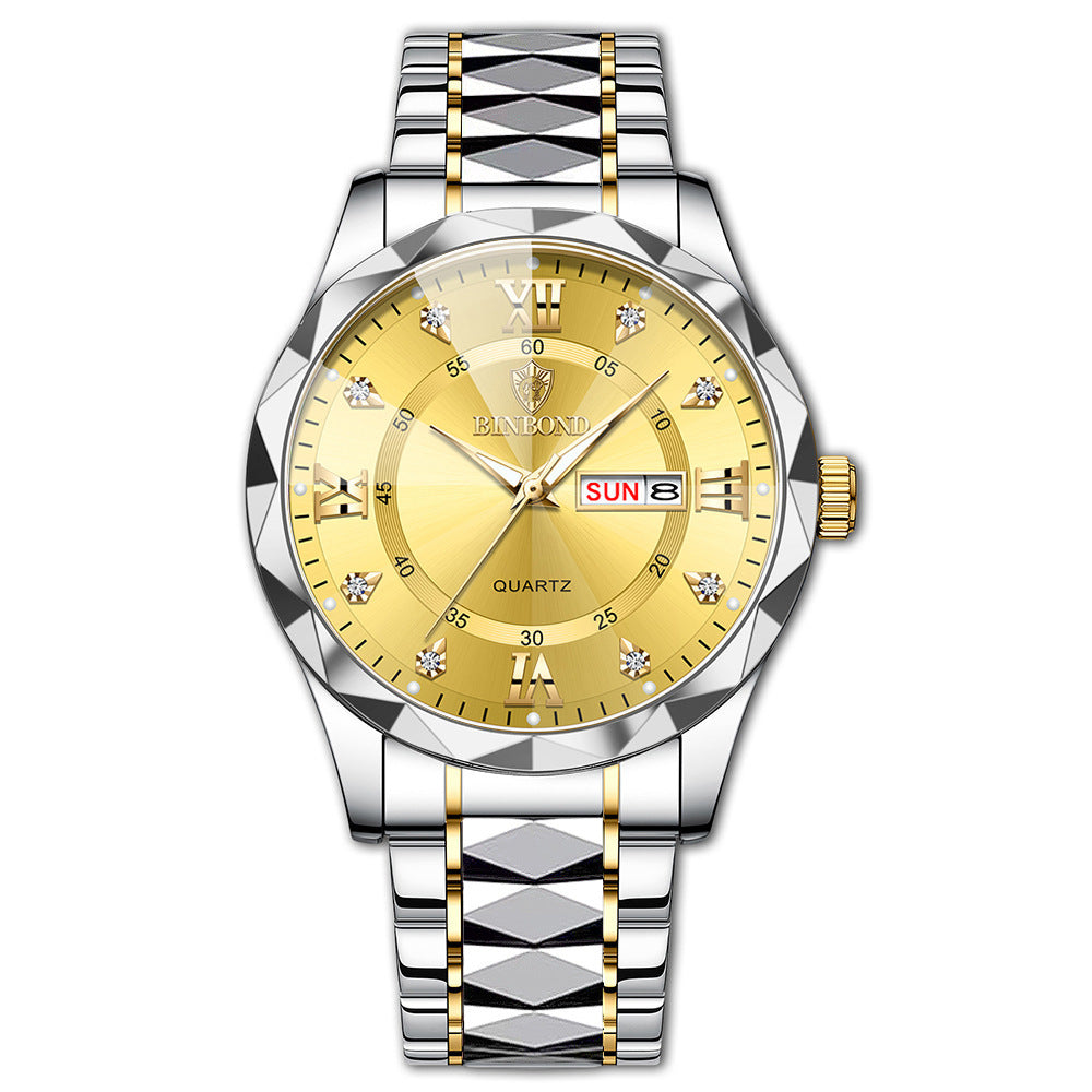 Rynx | Waterproof Luminous Dual Calendar Watch Men