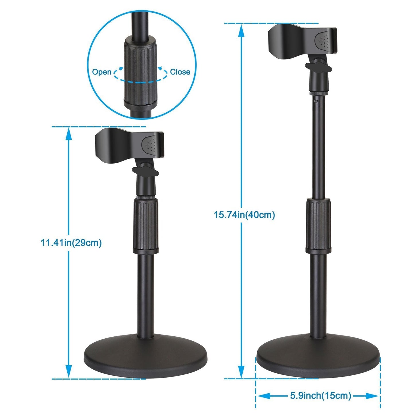 Rynx | AGPtEK Desk Microphone Stand with Microphone