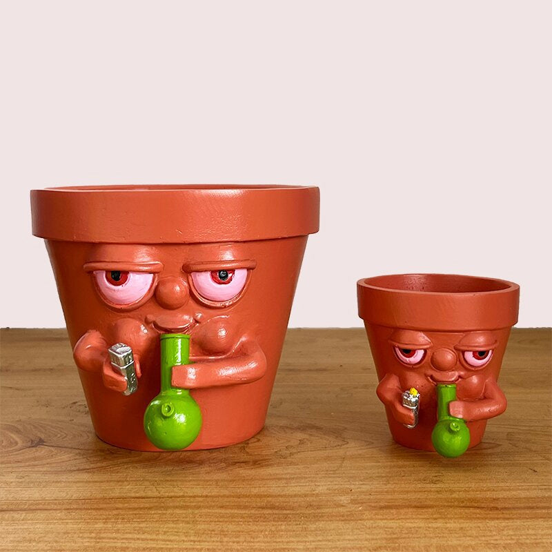 Rynx | Creative smoking flower pot