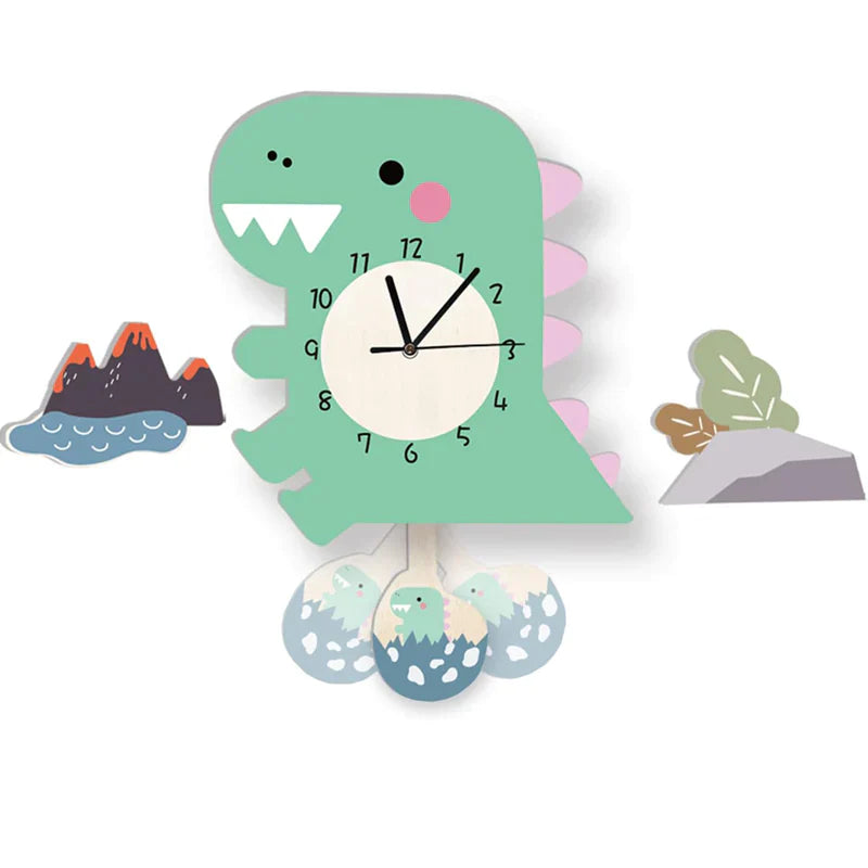 Rynx | Children's Pendant Clock with Animal Patterns