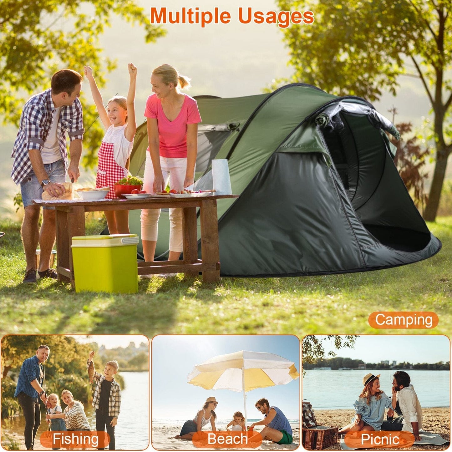 Rynx | Automatic Pop Up Camping Tent
