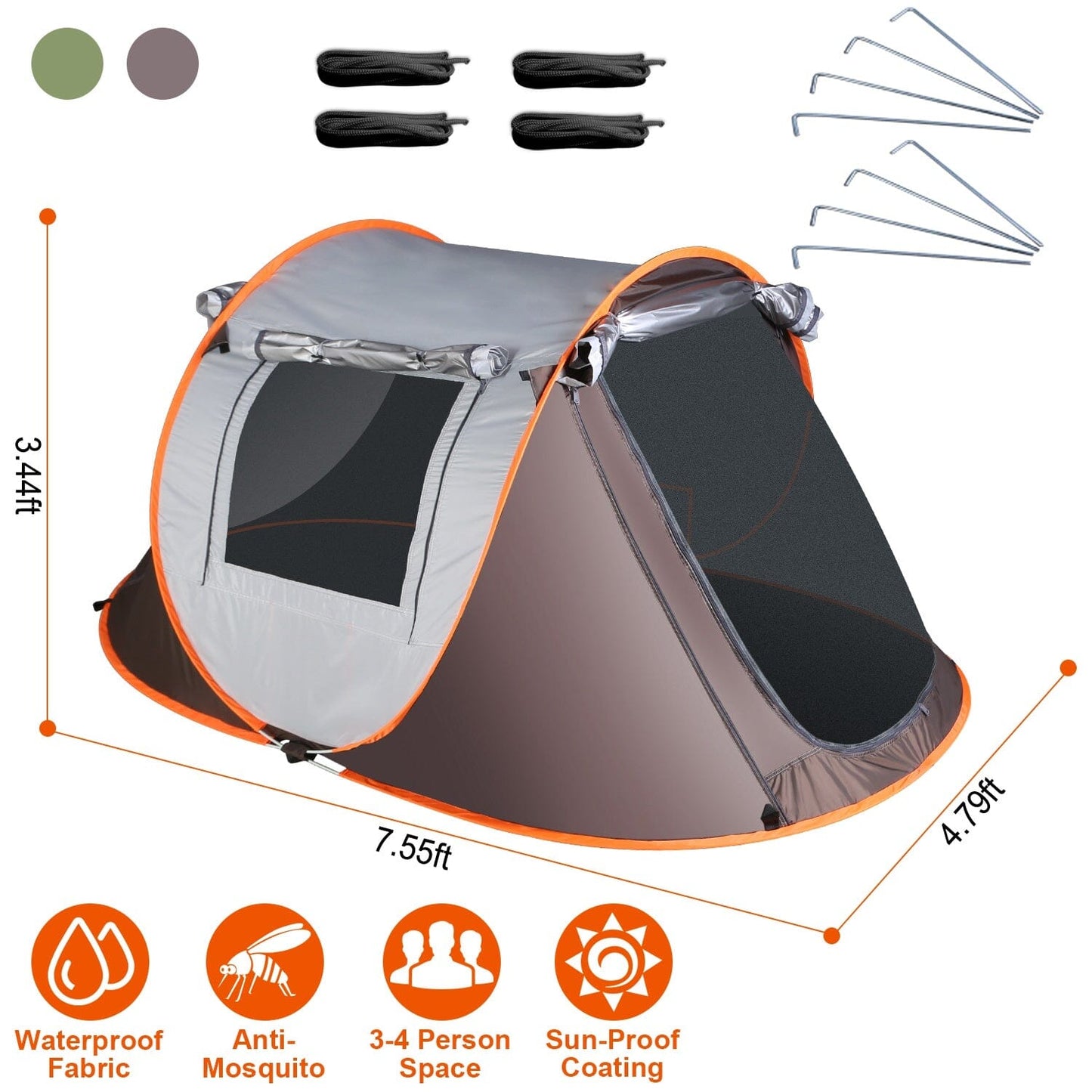 Rynx | Automatic Pop Up Camping Tent