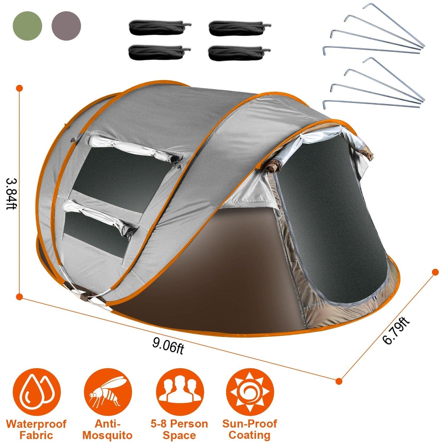 Rynx | Automatic Pop Up Camping Tent