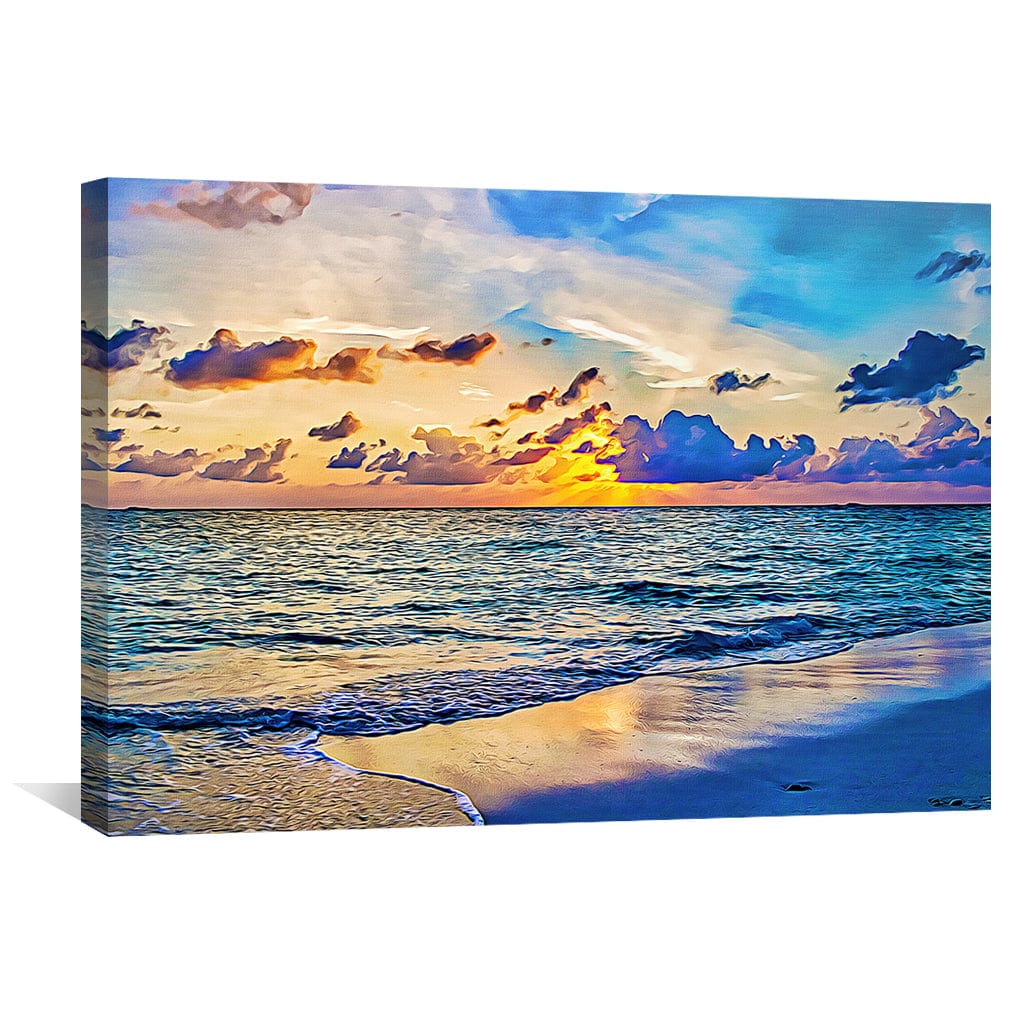 Rynx | Azure Sunset Canvas