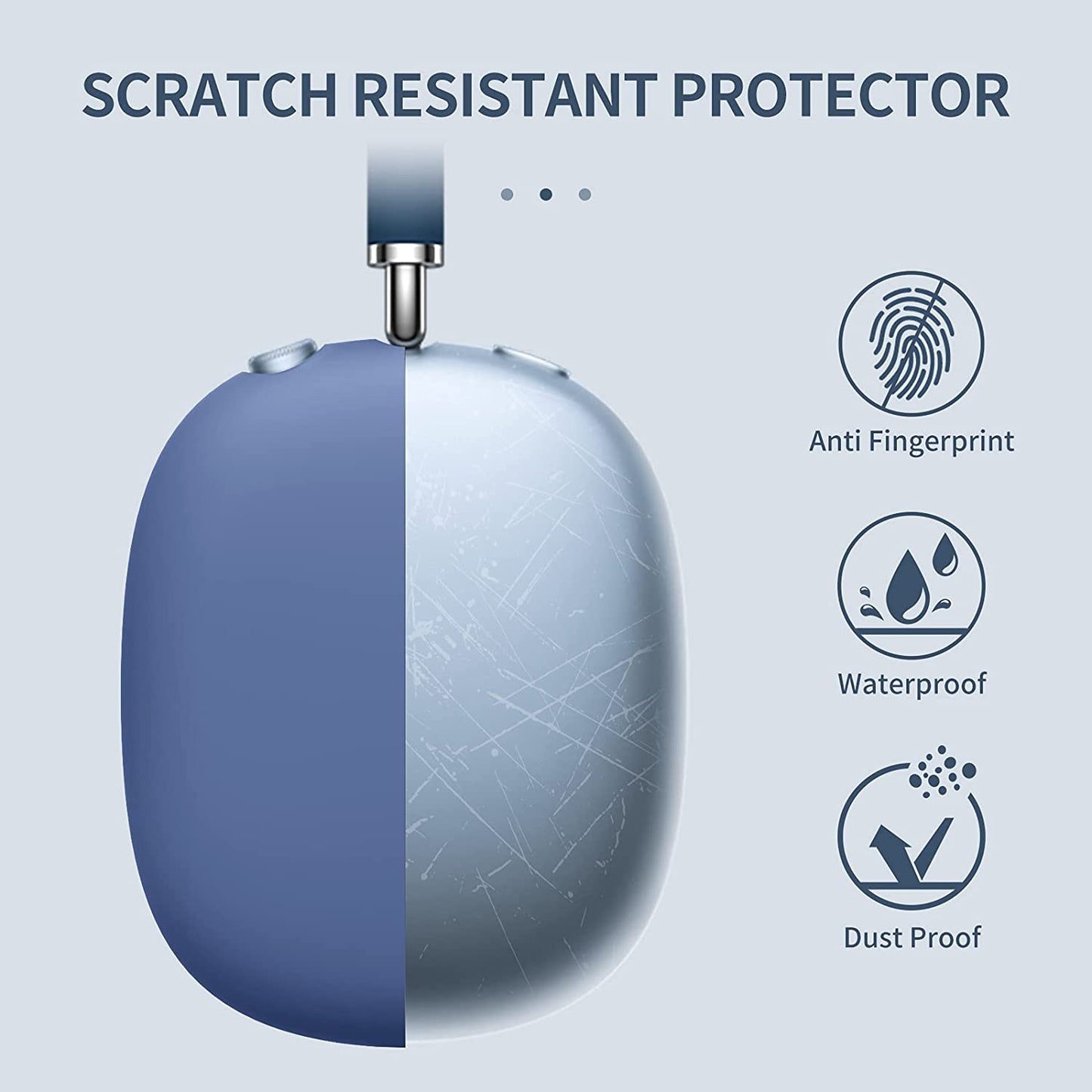 Rynx Max Headphones, Anti-Scratch Ear Cup Cover