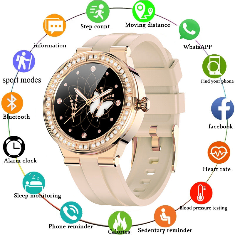Rynx | Women's Bluetooth-connected pedometer Multisport mode Smartwatch