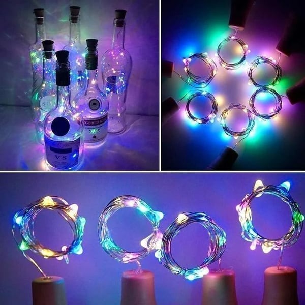 Rynx | LED bottle light cork night light DIY decor