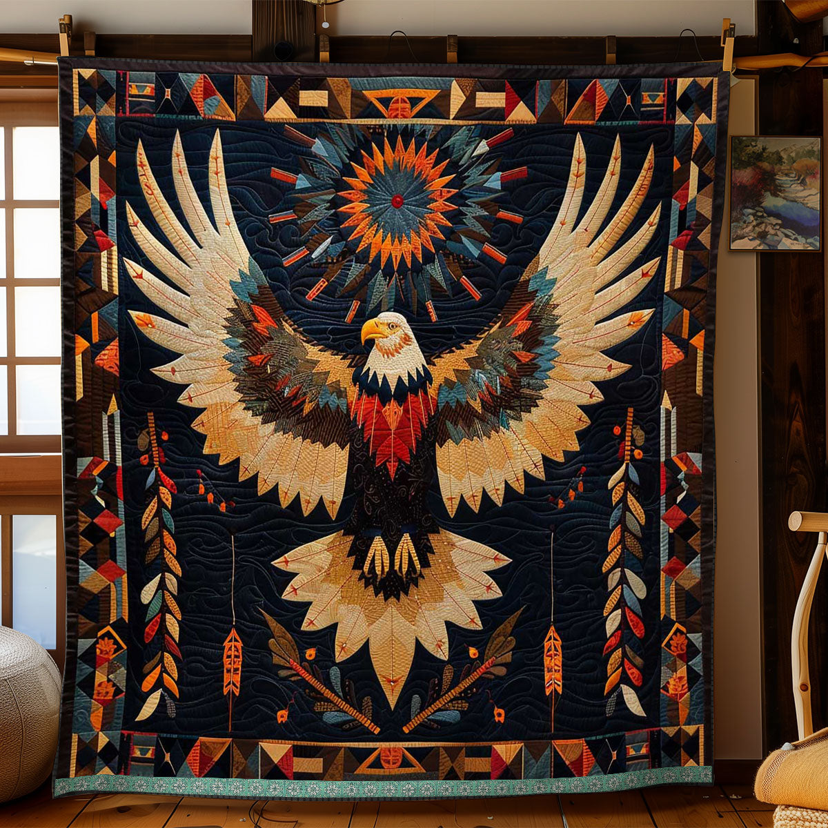 Rynx | Eagle Native American Quilt