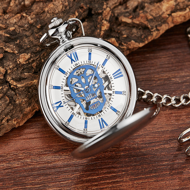 Rynx | Skull Pocket Watch Hult Flip Retro Mechanical