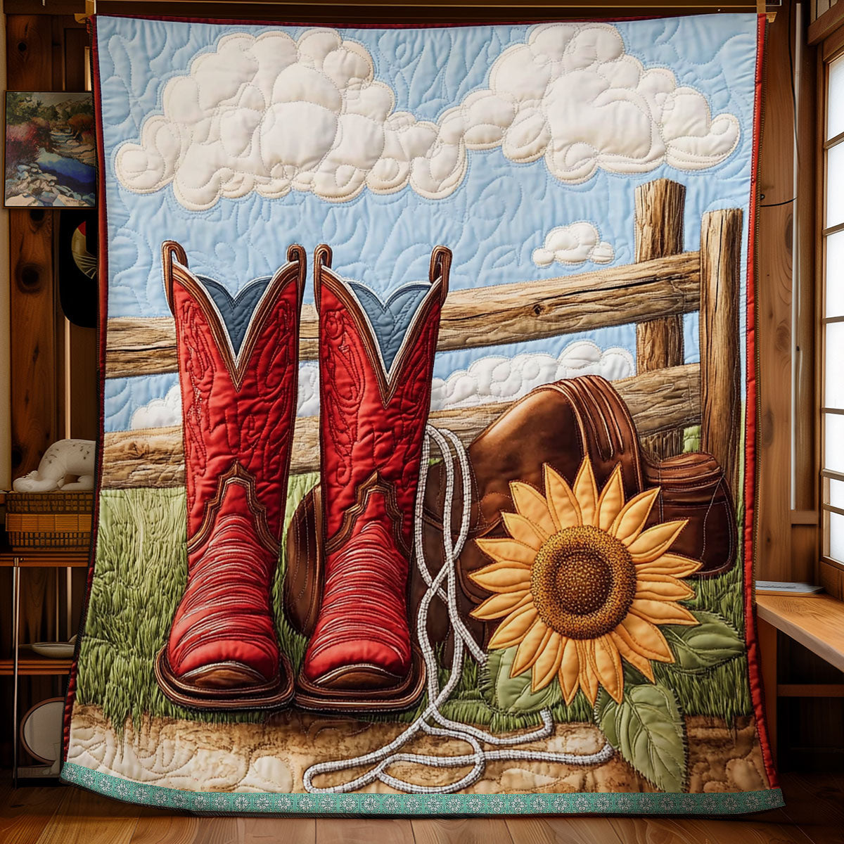 Rynx | Boots Sunflower Quilted Blankets