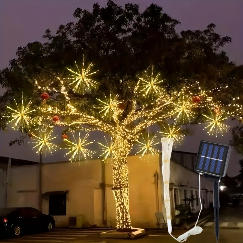 Rynx | SolarGlow - Solar Energy LED Garden Lighting with 90 Warm White LED Lights