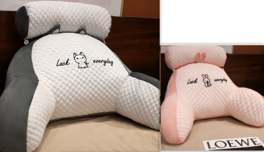 Rynx | Soft fluffy triangular reading pillow