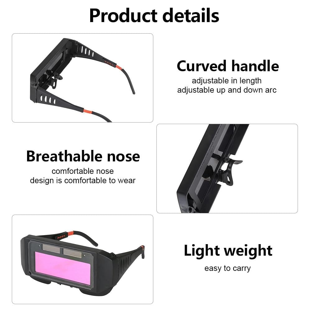 Rynx | Auto-dimming welding glasses — safety goggles with solar-powered lenses
