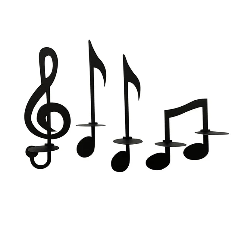 Rynx | Black Music Notes Wall Lamp