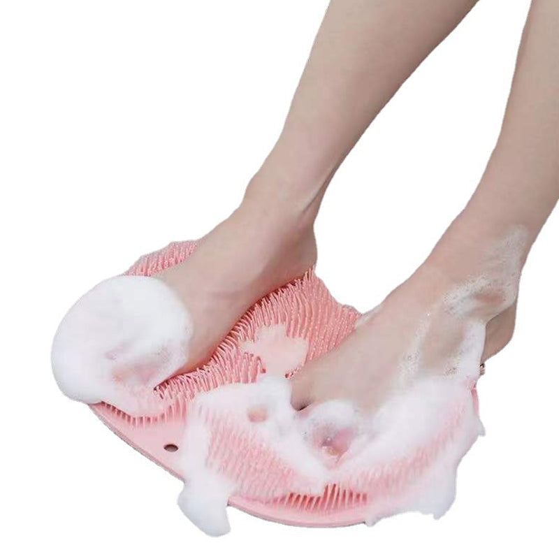 Rynx | Shower Foot & Back Cleaner, Non-Slip Bathroom Silicone Massage Pad