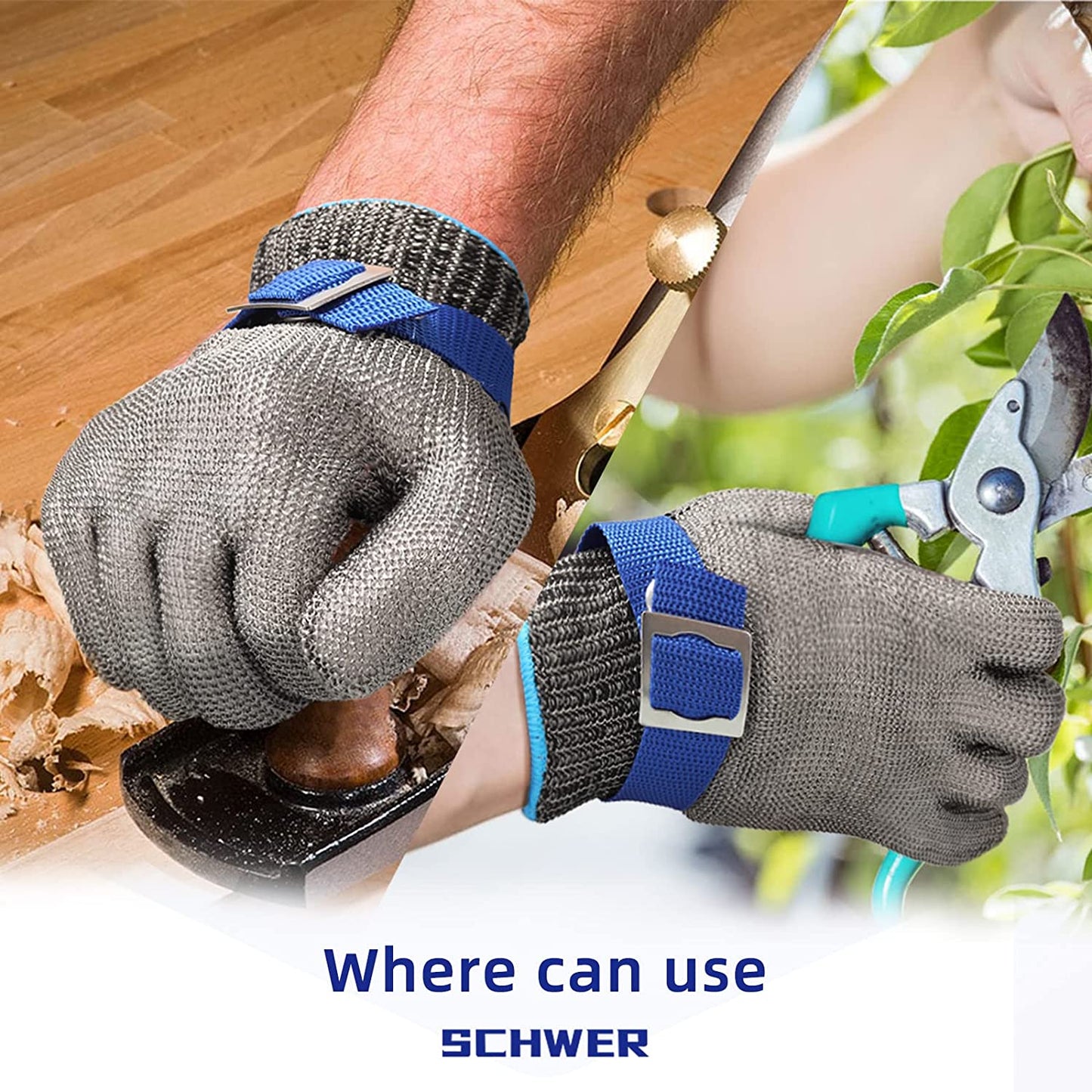 RYNX | Food grade stainless steel mesh metal glove