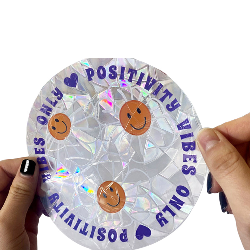 Rynx | PVC Colorful Adsorption Rainbow Glass Window Stickers, 6 pcs