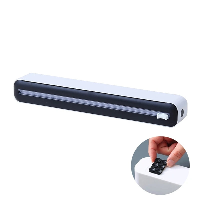 Rynx | Magnetic Kitchen Wrap Dispenser with Cutting Mechanism | Multi-purpose Organizer for Foil, Film & Paper