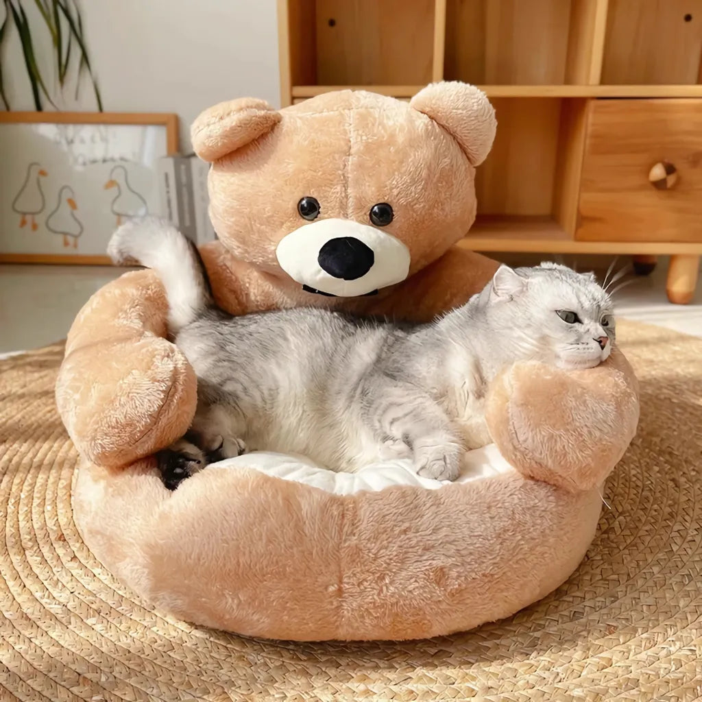 Rynx | Plush Teddy Bear Pet Bed