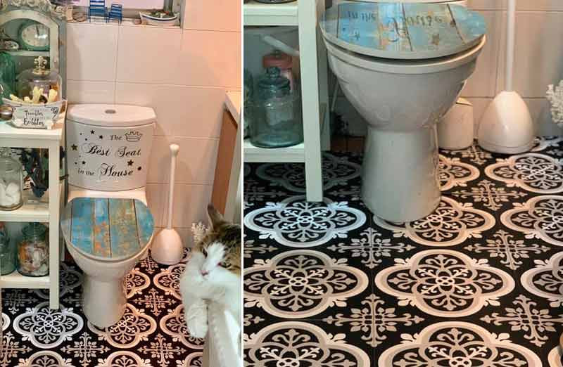 Rynx | Curlicue Peel and Stick Floor Tile