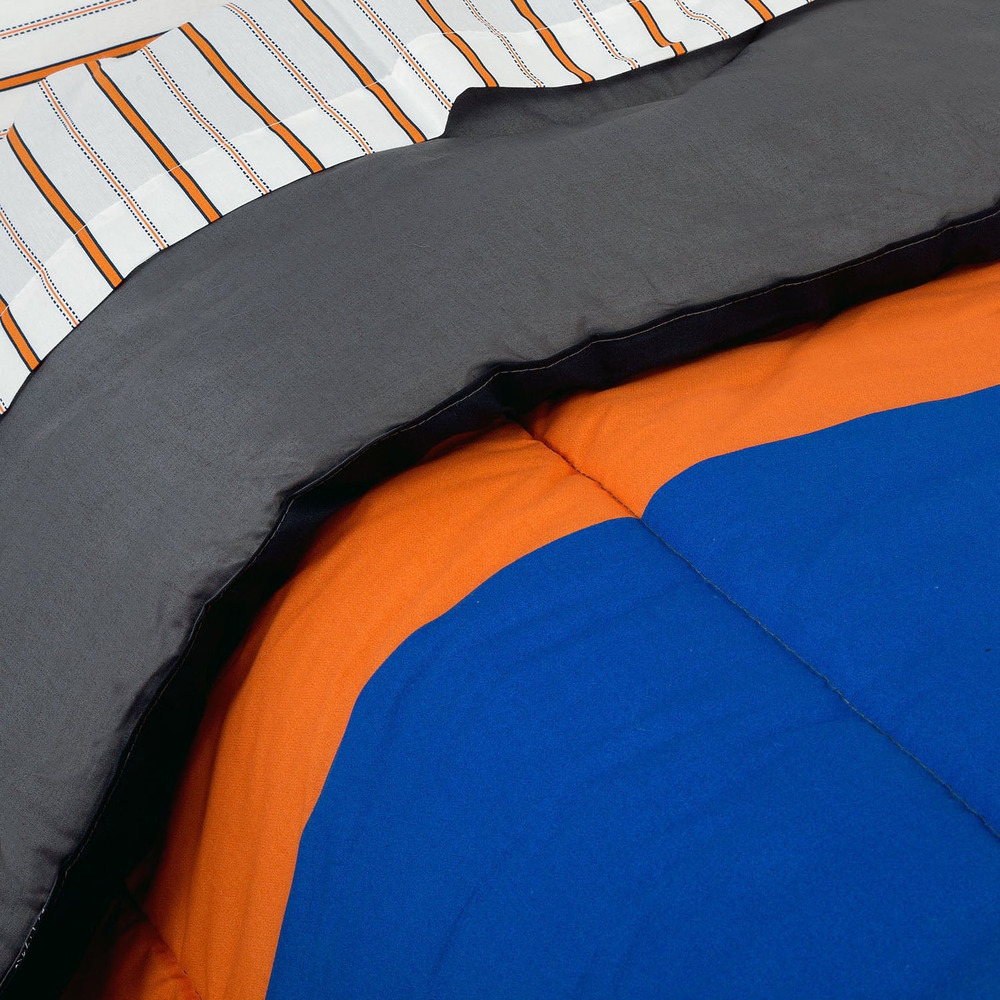 Rynx | Brooklyn Flat Rugby Stripe Bed-in-a-Bag Set
