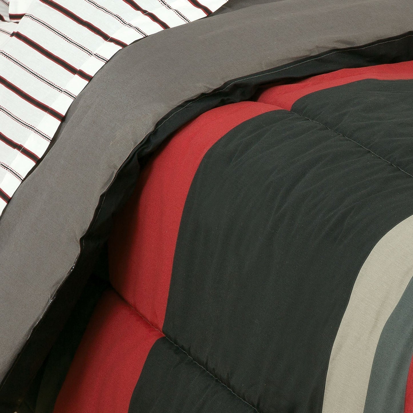 Rynx | Brooklyn Flat Rugby Stripe Bed-in-a-Bag Set