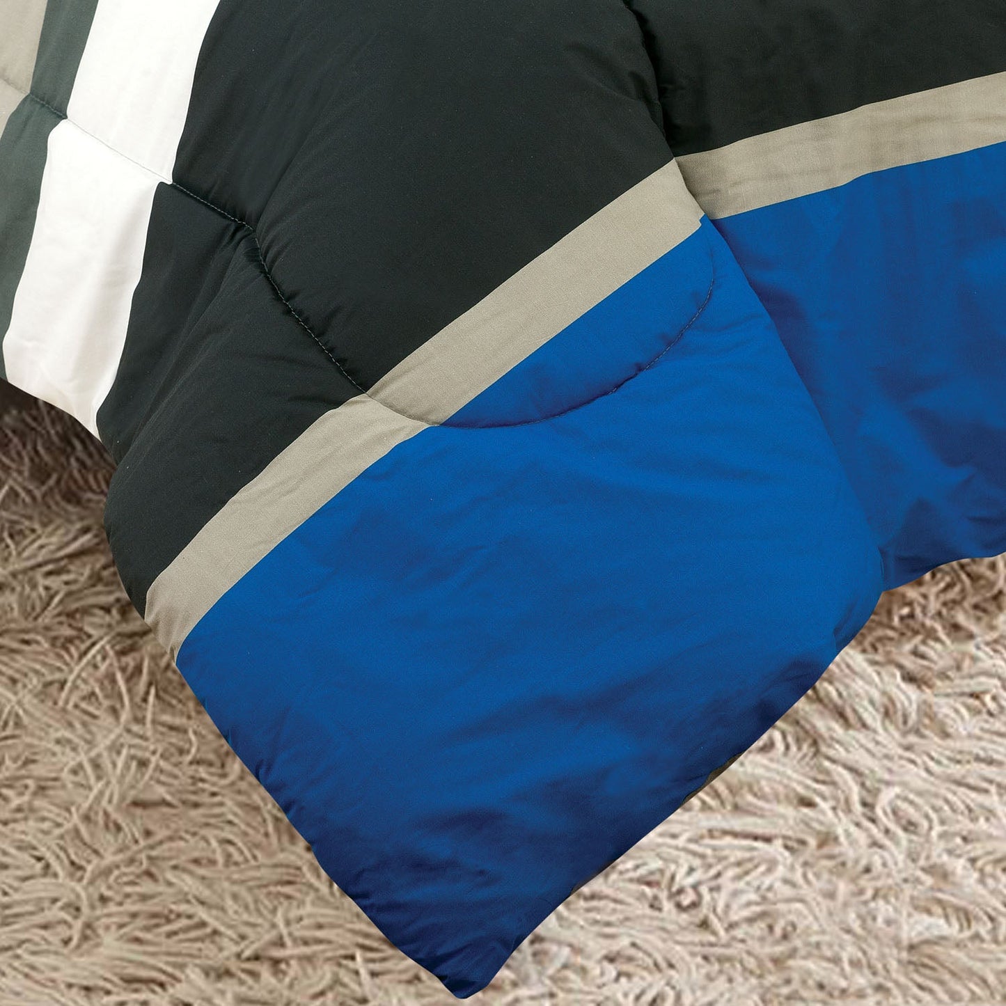 Rynx | Brooklyn Flat Rugby Stripe Bed-in-a-Bag Set