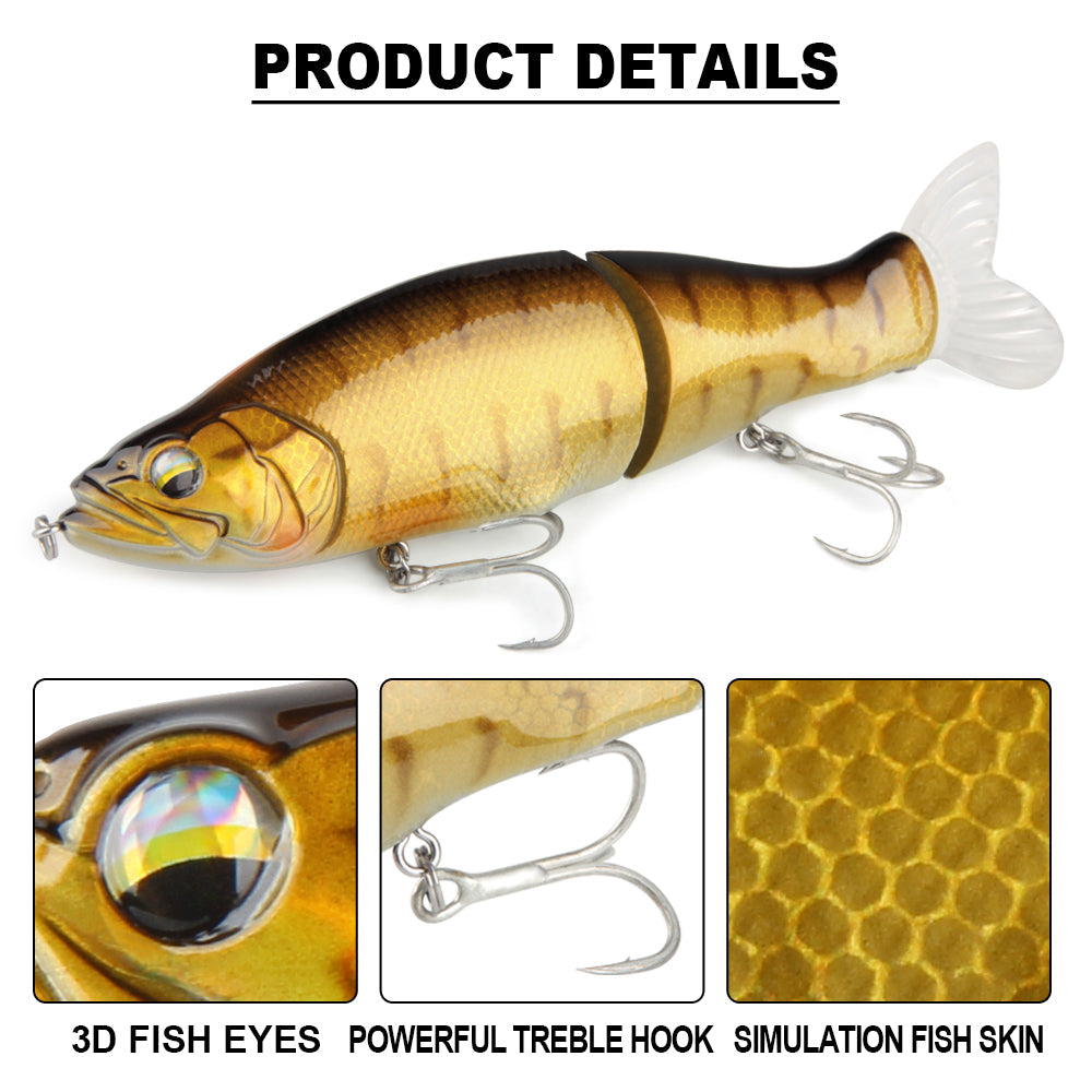 Rynx | Jointed Hard Bait Swimbait Sinking Wobbler