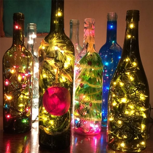 Rynx | LED bottle light cork night light DIY decor
