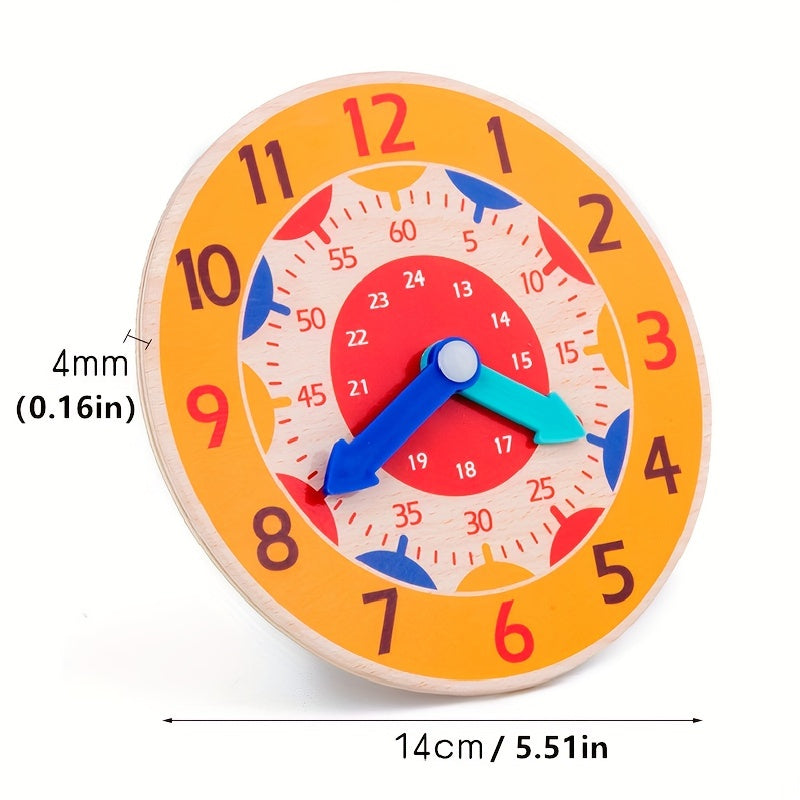 Rynx | Three Educational Clock - Play Clock for Kids to Learn Time, Perfect for Christmas and Halloween Gifts