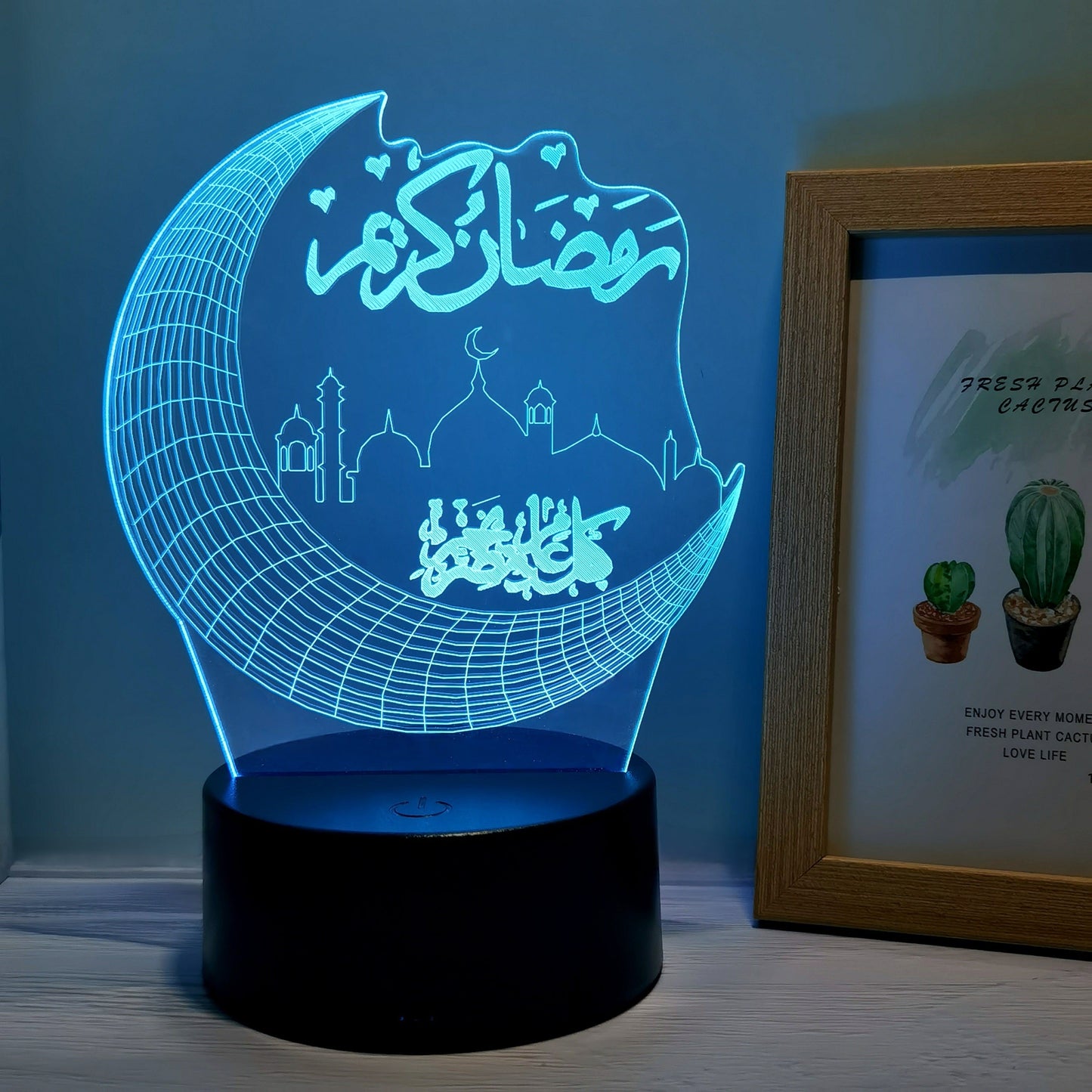 Rynx | MoonPalace - 3D Night Light with 7 Colors Touch Control