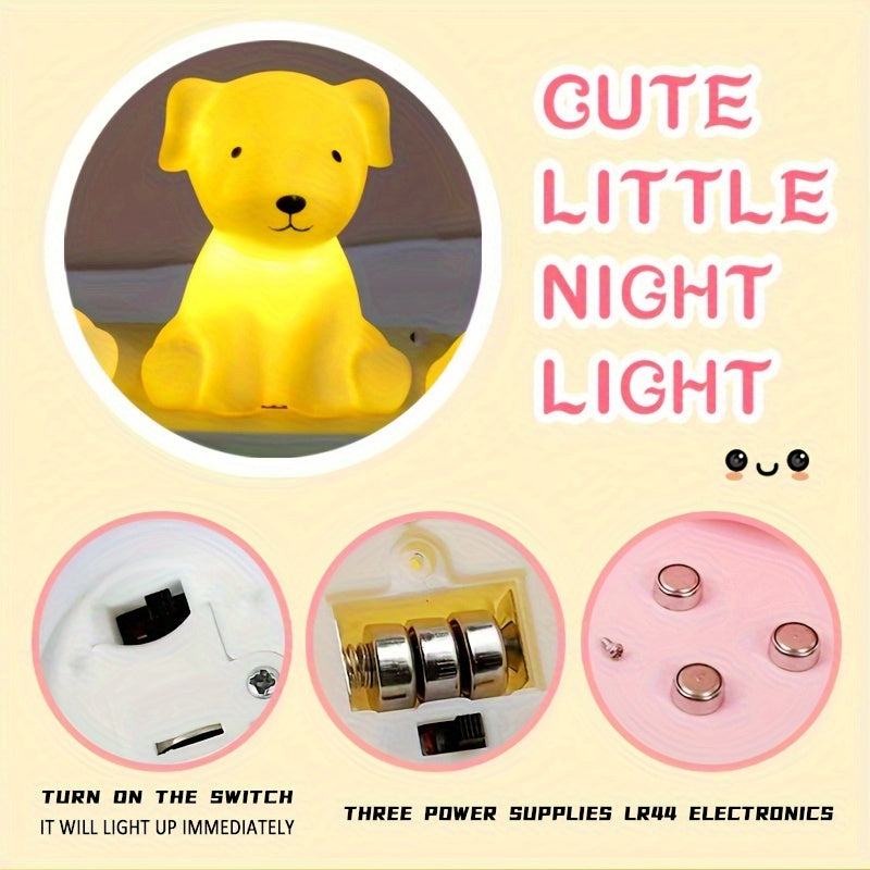 Rynx | PuppyGlow - Cute Cartoon Dog Lamp with Warm Light for Room Decoration
