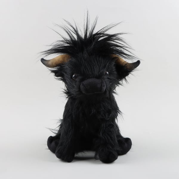 RYNX | Plush Toy - Soft And Cuddly Highland Cow Plush Dark