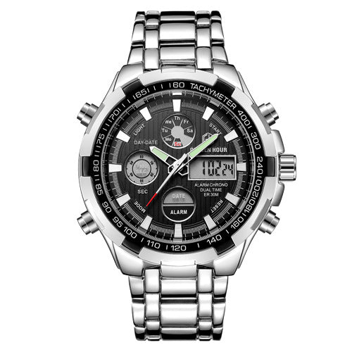 Rynx | Men's Calendar Alloy Sports Multi-function Watch