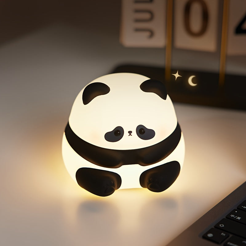 Rynx | PandaGlow - Cute Large Panda LED Night Light with Touch Control and Rechargeable Battery