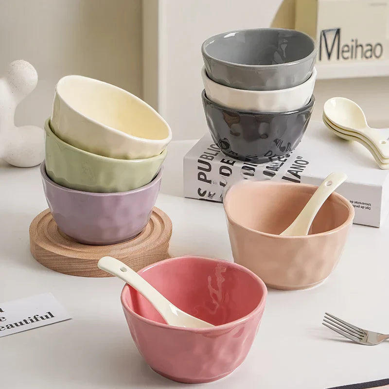 Rynx | Cream Style 4.7-inch Ceramic Rice Bowl
