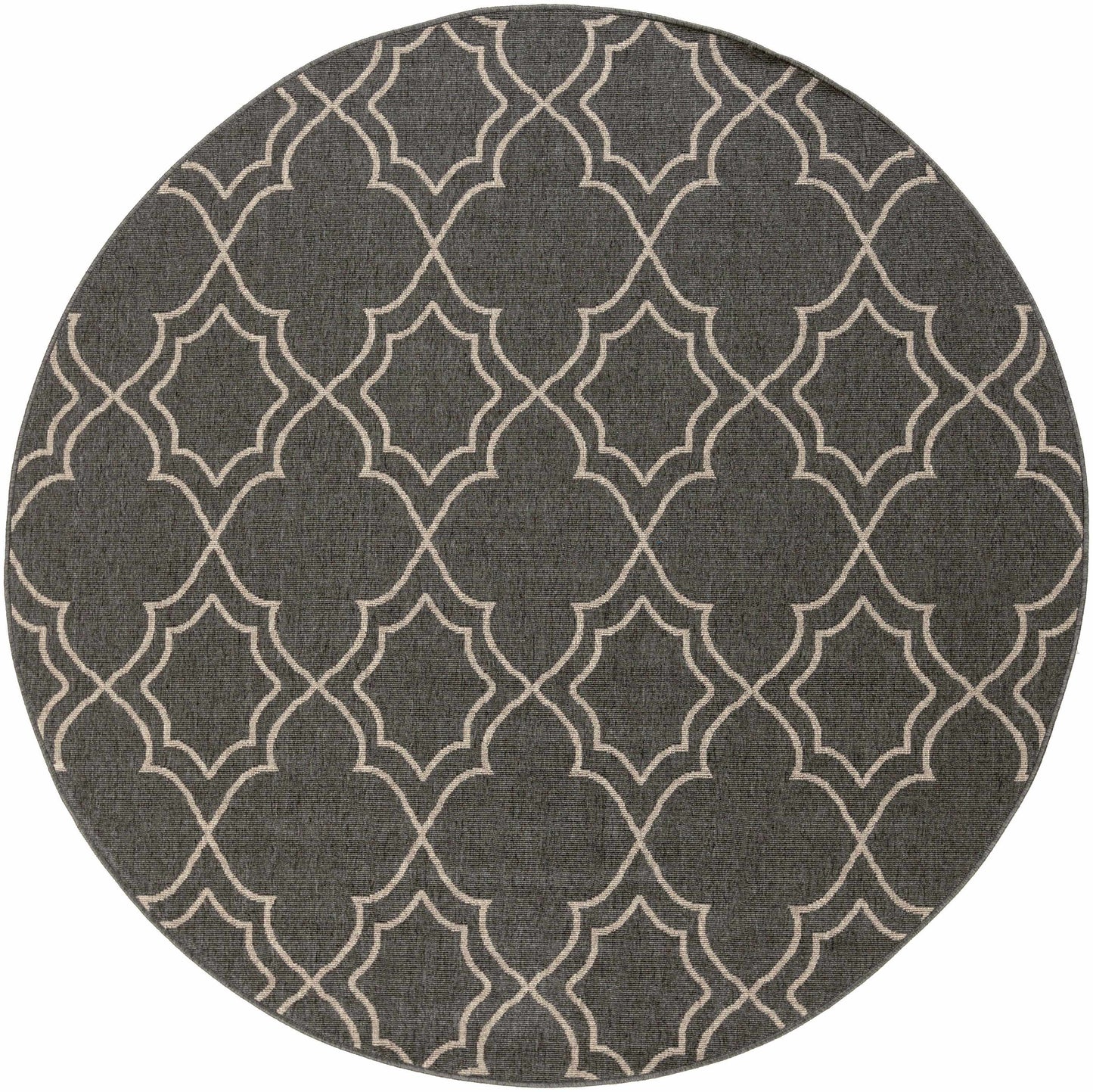 Rynx | Black modern farmhouse outdoor rug