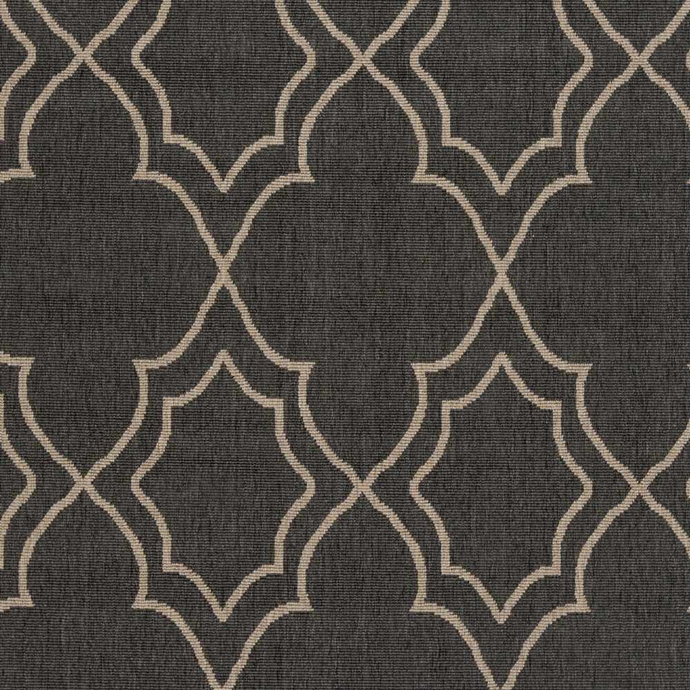 Rynx | Black modern farmhouse outdoor rug