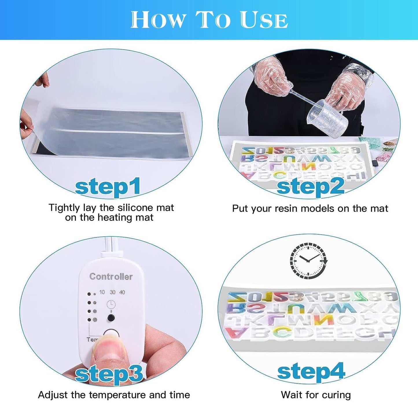 Rynx | Herding Machine Silicone Resin Heating Mat with Smart Timer
