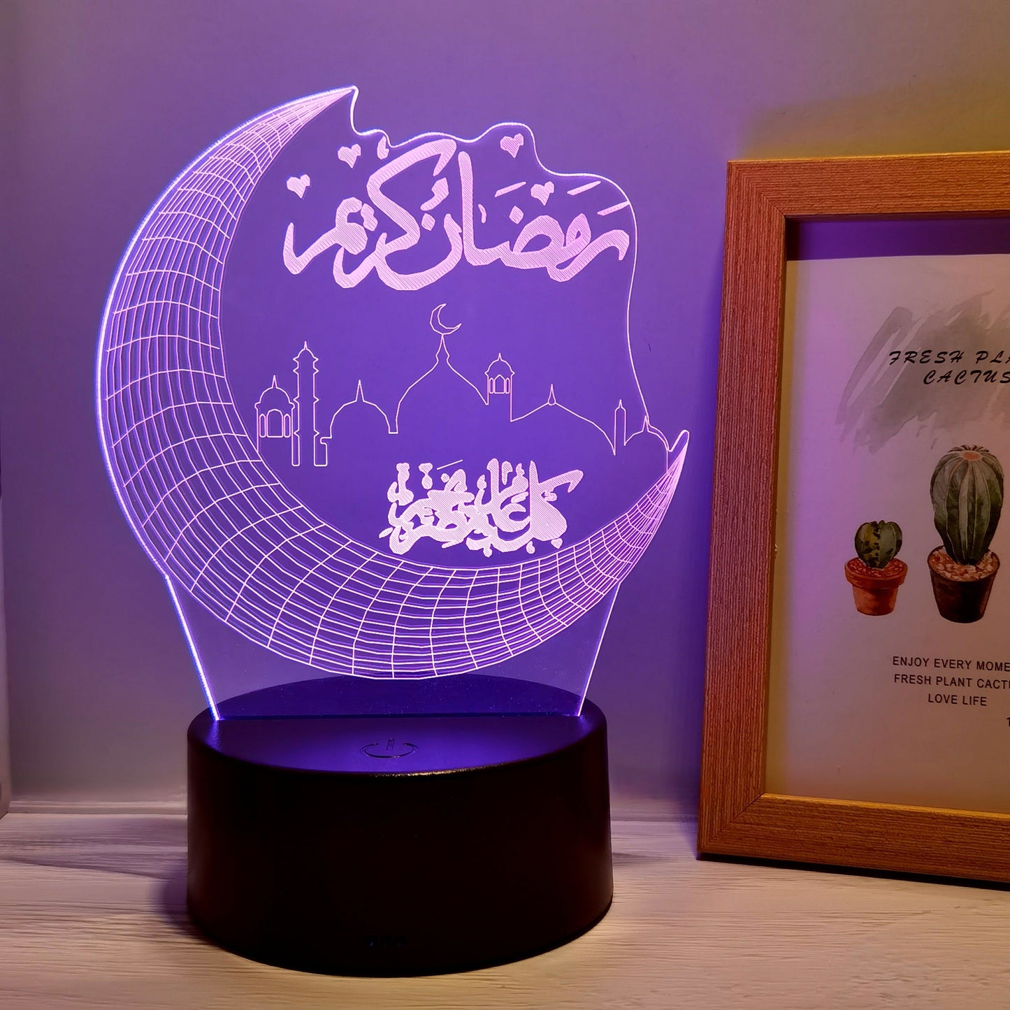 Rynx | MoonPalace - 3D Night Light with 7 Colors Touch Control