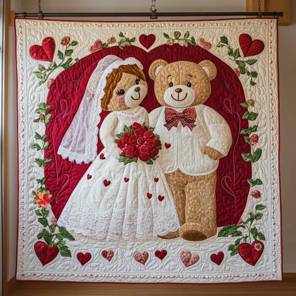 Rynx | Pair Wedding Bears Quilt