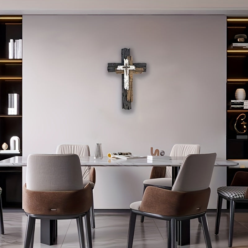 Rynx | RusticCross - Rustic Wood Cross Wall Art