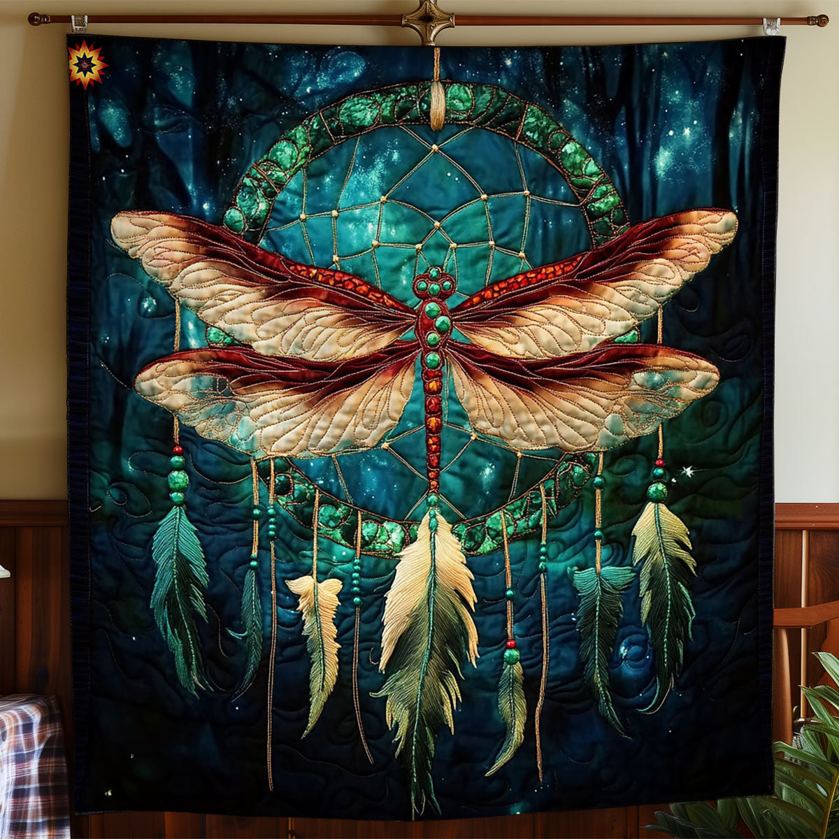 Rynx | Dreamcatcher Dragonfly Blanket