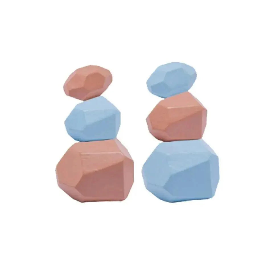 Rynx | Colorful Wooden Building Blocks Set for Creative Learning and Logical Development