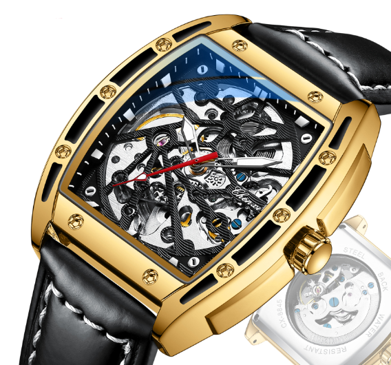 Rynx | Men's Skeleton Automatic Mechanical Watch