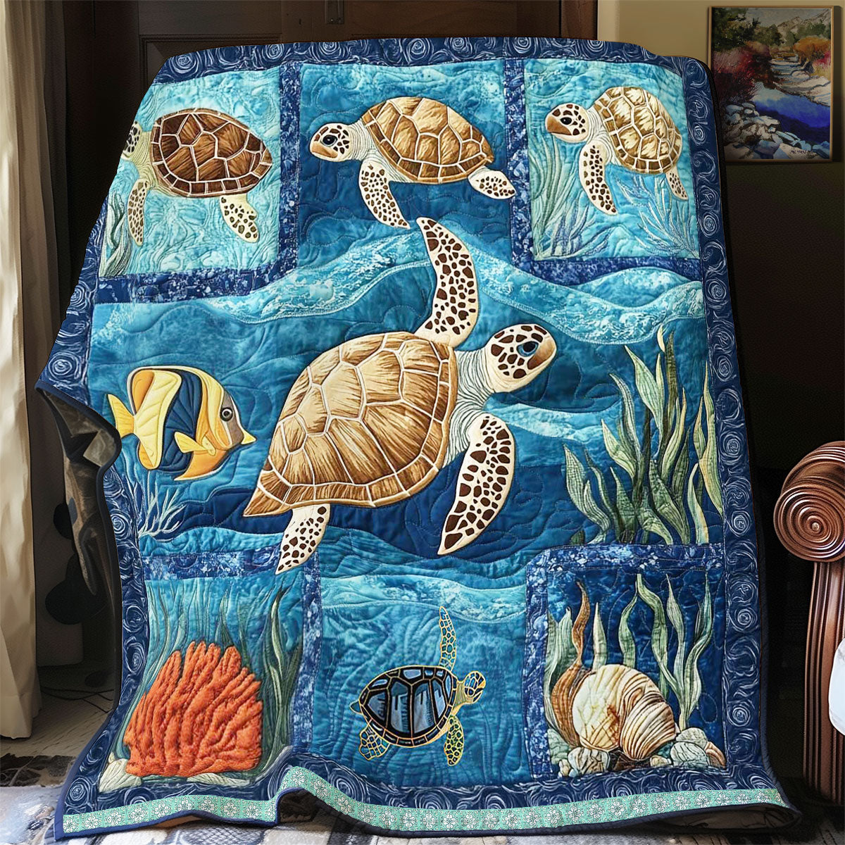 Rynx | Turtle Sea Habitat Quilt